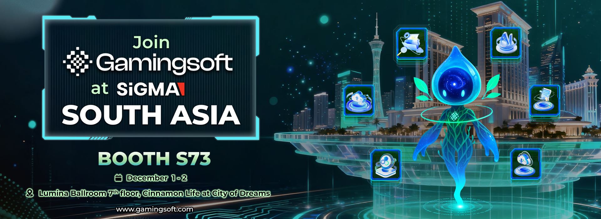 Gamingsoft SiGMA South Asia Sri Lanka 2025 Web Banner - Gamingsoft