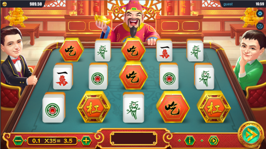 Mahjong King is a Chinese Mahjong Themed Slot Game Provided by the Vendor Partner DreamTech - GamingSoft