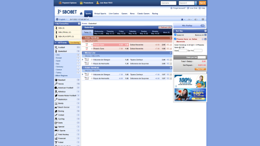 Basketball is a sportsbook Provided by the Vendor Partner SBOBET - GamingSoft